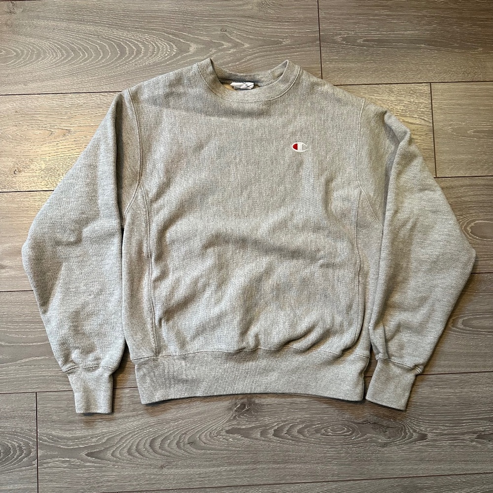 Champion Reverse Weave Grey Heather Crewneck Sweatshirt
